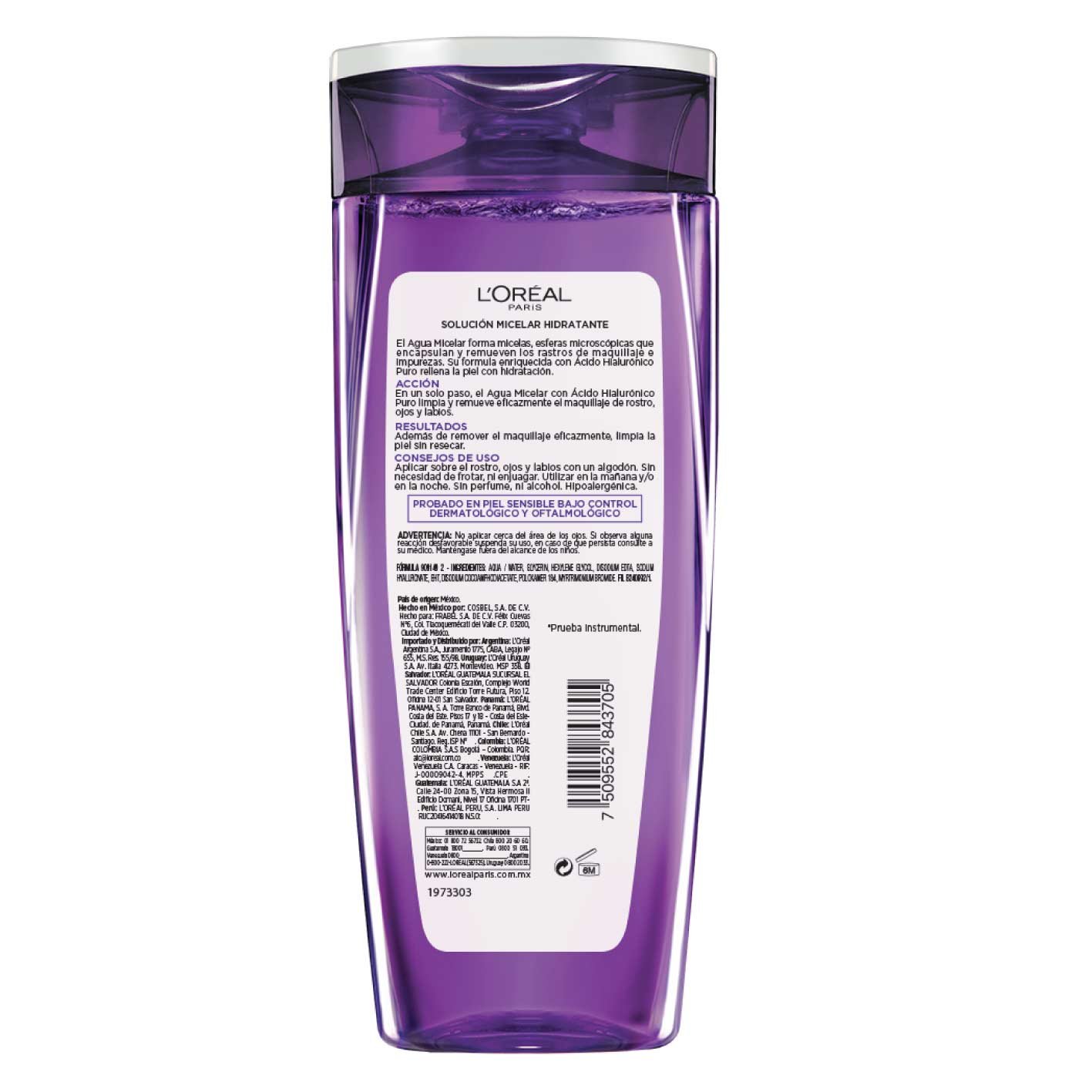 Revitalift Ácido Hialurónico Agua Micelar 200ml Atrás